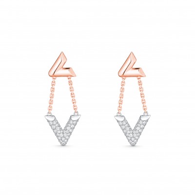 LOUIS VUITTON LV VOLT UPSIDE DOWN EARRINGS Q96974